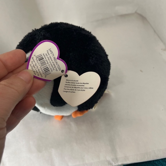 Ty Beanie Ballz Avalanche Penguin Plush Stuffed Animal Toy 5” - Picture 4 of 9